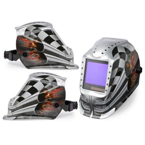 Cagoule de soudage VIKING 3350 MOTORHEAD Grise Lincoln Electric - K3100-4-CE