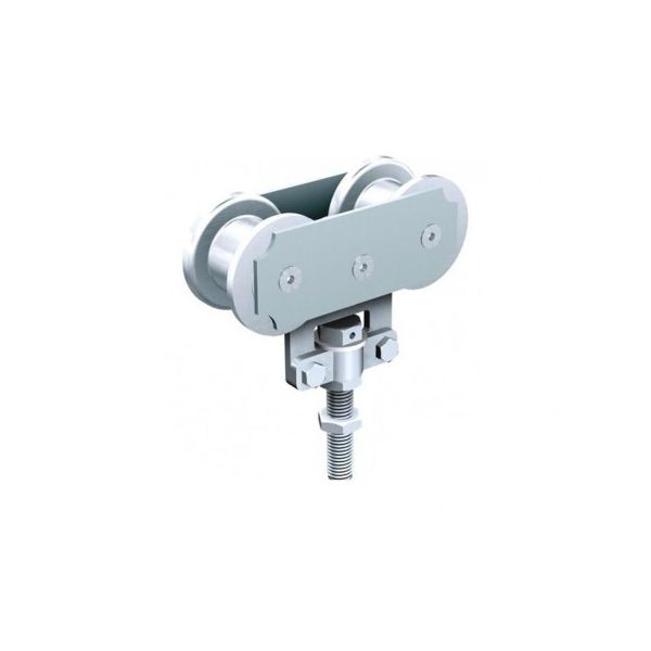 Monture fixation sur chant M12 Galet Delrin