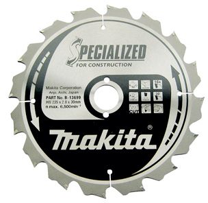 Lame de scie circulaire carbure ''Specialized'' construction ø 235mm Makita B-13699