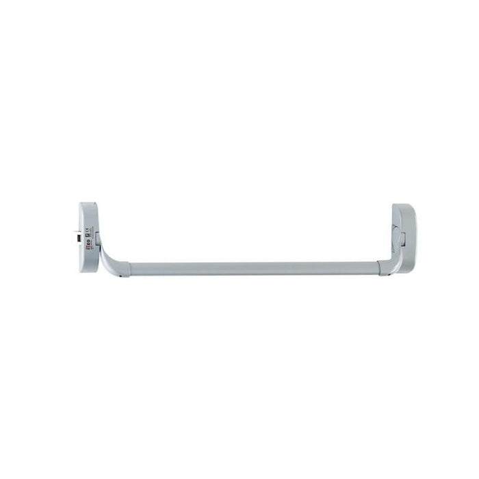 Barre coupe-feu 1 point latéral pêne acier blanc