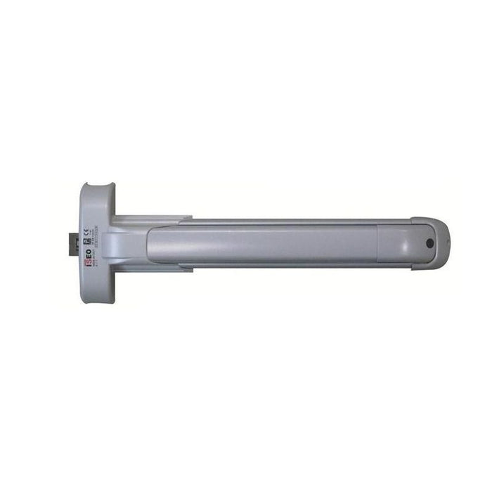 Barre Push coupe-feu 1 point latéral pêne acier blanc