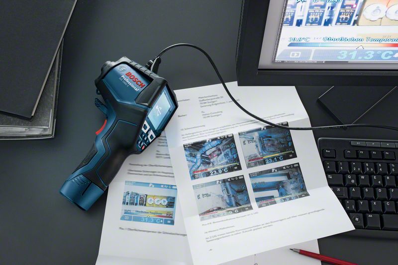 Détecteur thermique connecté GIS 1000 C - Lboxx Solo (livré Bosch 601083308