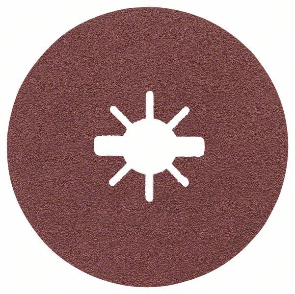 Disques abrasifs en fibre X-LOCK, Ø 115 mm, G 80, R444, Expert for Metal, 1 pc Bosch 2608619168