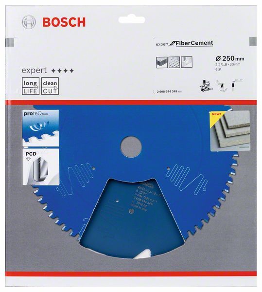 Lame de scie circulaire expert pour fibrociment 250x30-6 Bosch 2608644349