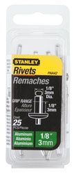 Rivet Aluminium - En Boite MEDIUM - 3 mm x 6,35 (x 20 pcs) Stanley 1-PAA44T