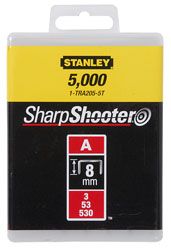 Agrafes Type A - En Boite Agrafes 14 mm - 9/16 Type A (1000) Stanley 1-TRA209T