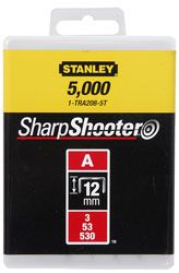 Agrafes Type A - En Boite Agrafes 8 mm - 5/16 Type A (1000) Stanley 1-TRA205T
