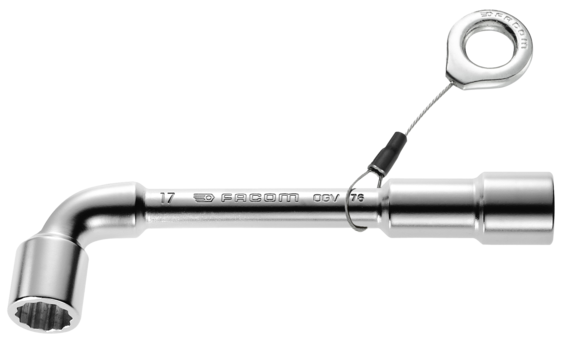 Clés à pipe débouchées forgées 12x6 pans métriques - SLS 76.21SLS Facom 21mm