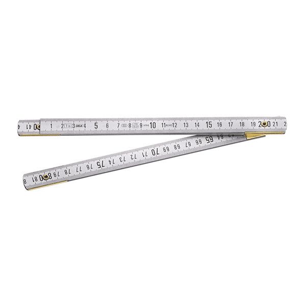 Mètre pliant Duralumin Classe III 1 mètre - 5 branches DELA.625.00 Facom