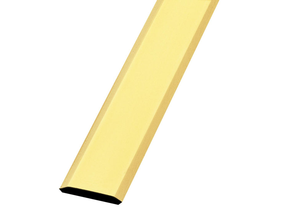 Barre de seuil. simple. Adhésif. En laiton. Largueur: 34 mm. AMIG2788