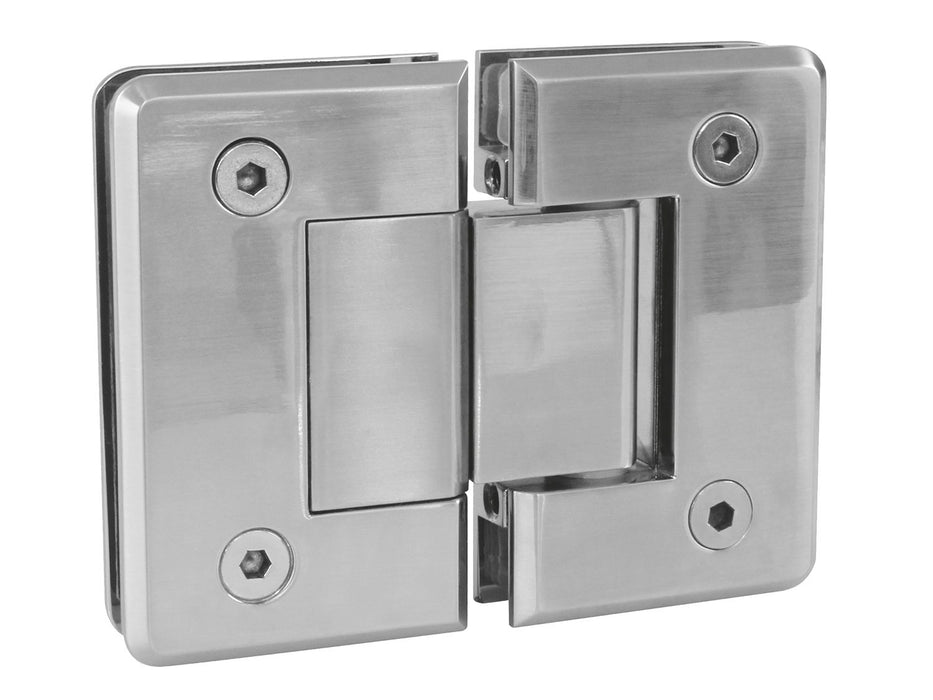 Charnière plat, en Zamak, pour portes de cabines vitrées. La AMIG19959