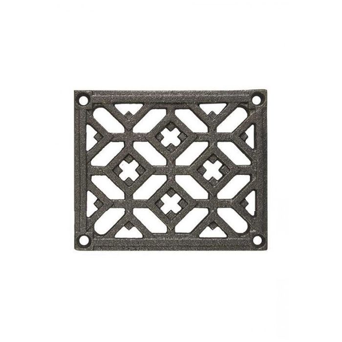 Grille d'aération rectangulaire en fonte
