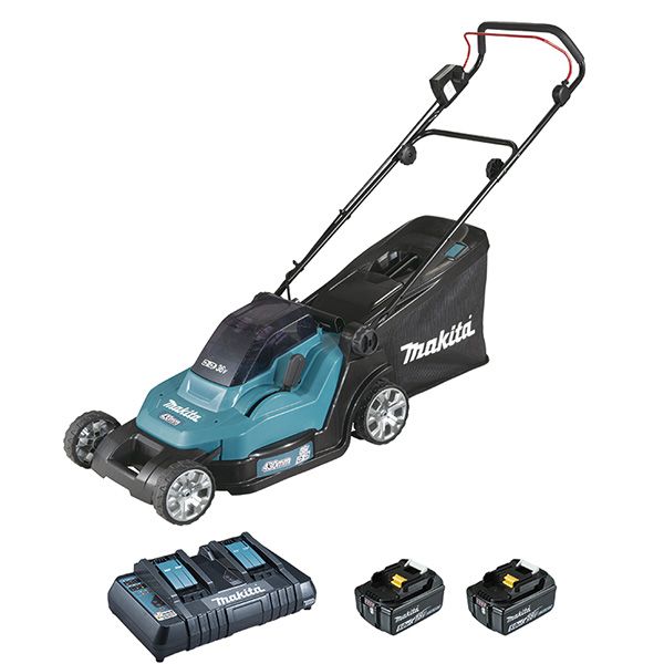 Tondeuse à batterie 36V (2 x 18 V) Pack Complet -  DLM432PT2 Makita